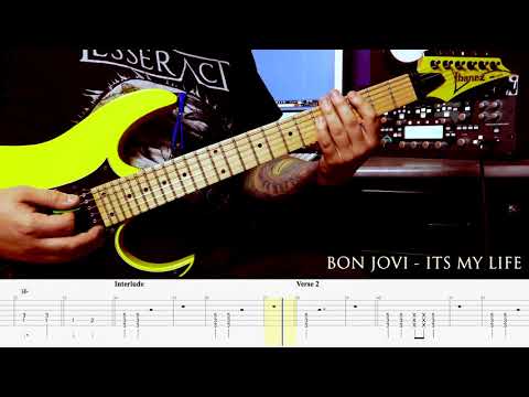 BON JOVI - It´s my life [GUITAR COVER + TAB]