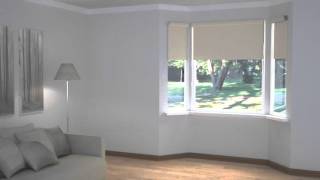 How to Dress Windows | Bay Windows with Blinds