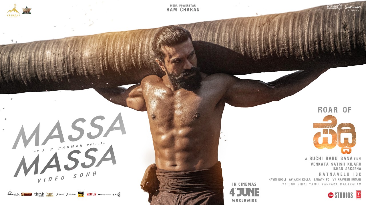 Massa Massa Lyrical Video | Peddi | Ram Charan | Buchi Babu | Janhvi | AR Rahman | Sarath Santosh