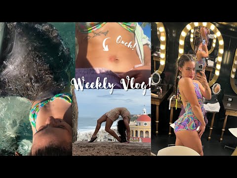 WEEKLY VLOG! | Contortion training, cancelled shows & a stingray hickey!