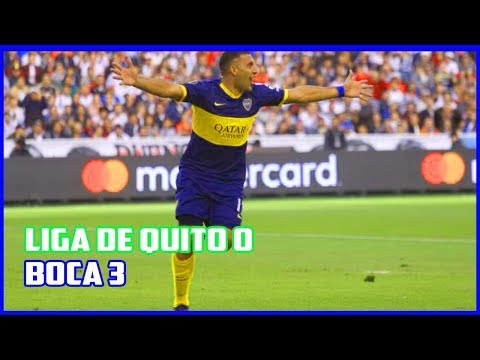 Liga de Quito 0 - Boca Jrs 3|| COPA LIBERTADORES IDA