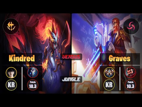 Peanut KINDRED (Jungle) [Conqueror] VS GRAVES - Challenger KR Patch 10.3