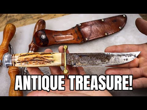 MY CLIENTS KNIFE NEEDS SERIOUS WORK! - Knife Restoration