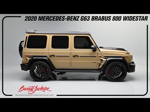 2020 Mercedes-Benz G63 Brabus 800 Widestar - BARRETT-JACKSON 2023 SCOTTSDALE AUCTION