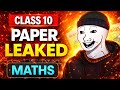 Class 10th Maths Paper Leaked Board Exam 2026 Class 10 Maths Class 10