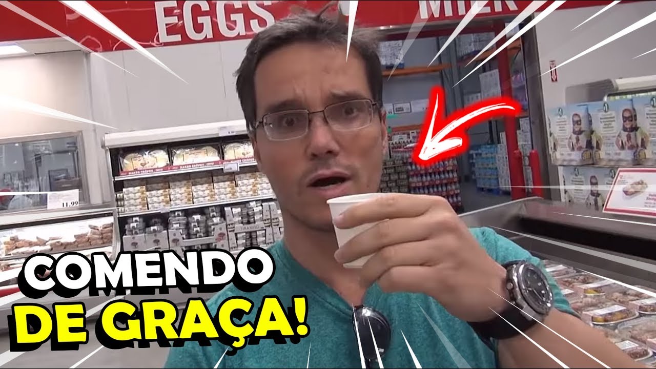 FUI NO MERCADO AMERICANO(EUA) E COMI TUDO DE GRAÇA