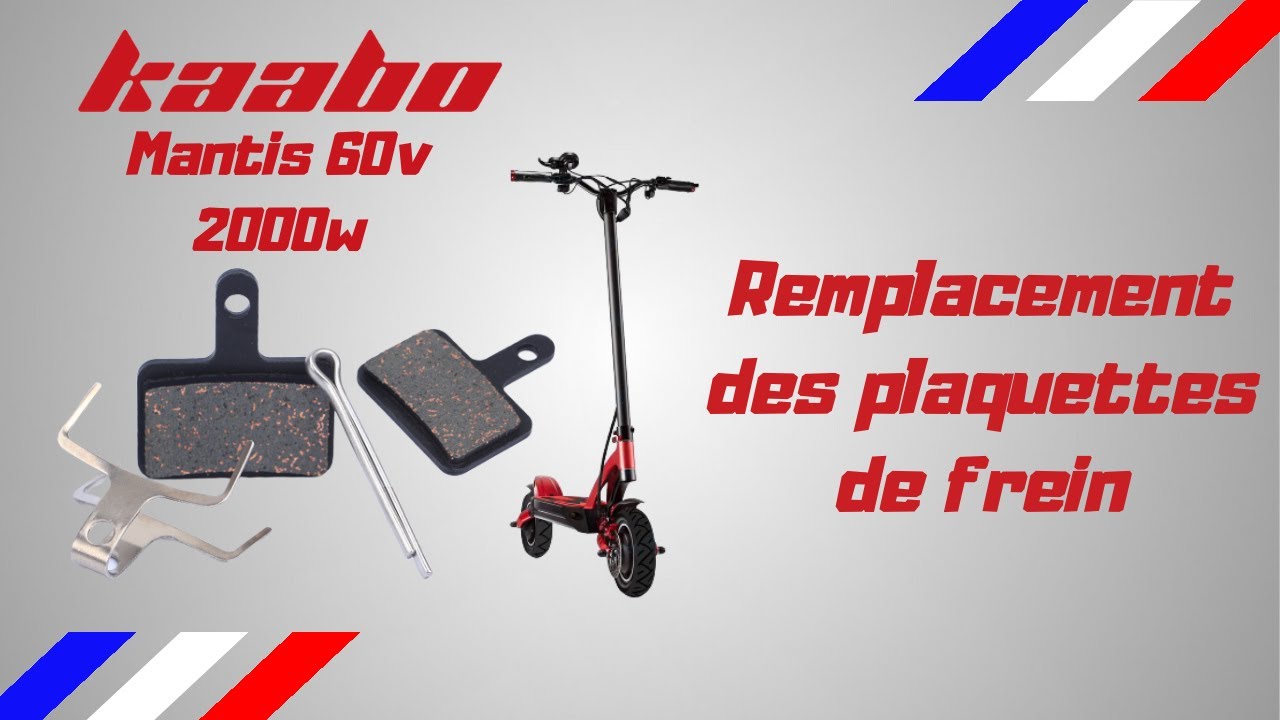 Kaabo Mantis GT 60v 2000w remplacement des plaquettes de frein