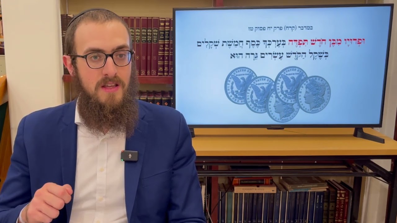 Rambam Hilchos Bikkurim Chapter 11 • Rabbi Yossi Lipskier