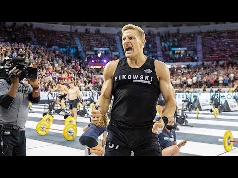 2021 CrossFit Games - Event 9 - Men - Brent Fikowski crushes Echo Bike and Snatches