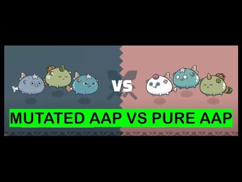 Mutated AAP vs Pure AAP (Sino ang nagwagi?) l Axie Infinity Arena Strategy gameplay