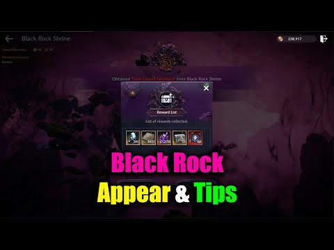 Black Desert Mobile Black Rock Appear Time & Tips