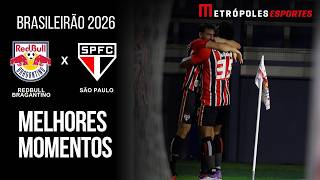 Bragantino 1 x 2 São Paulo | Melhores Momentos | Brasileirão 2026
