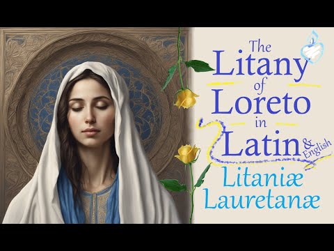 The Litany of Loreto in Latin & English : Beautiful #Catholic #Prayer Images of #Jesus & #Mary