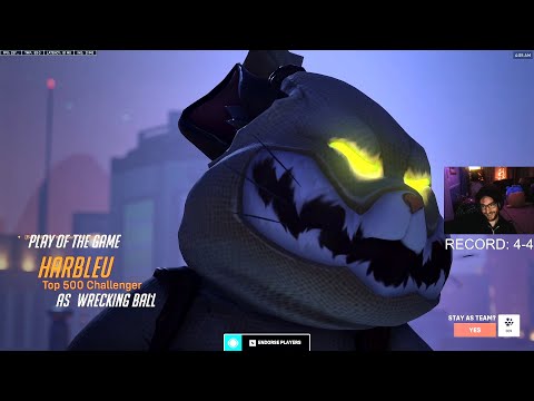 HARBLEU ZARYA AND HAMMOND! POTG! TOP 500 OVERWATCH 2 SEASON 2