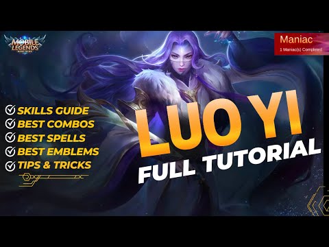 Luo Yi complete guide || Luo Yi tutorial || Luo Yi Mobile Legends