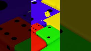 Color Dice Drop Zoom -Fibonacci Golden Spiral