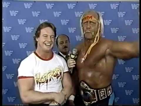 Roddy Piper & Hulk Hogan Invade Boston Garden 3/7/87