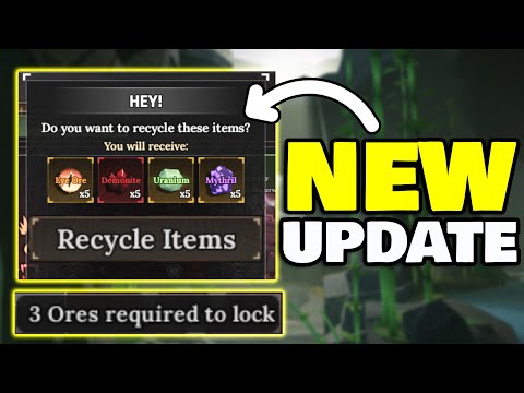THE FORGE NEW RECYCLE UPDATE IS HERE! (New Code + RNG Lock)