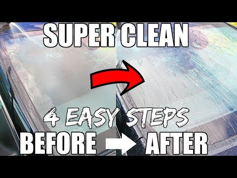 How To SUPER CLEAN Your Car Windshield Video