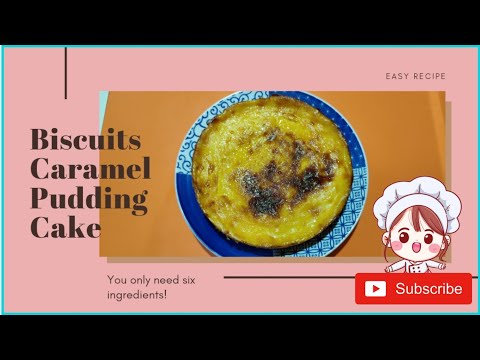 Biscuits Caramel Milk Pudding Cake | Simple & Easy Dessert Recipe | Rizalyn Lutrania 🌻