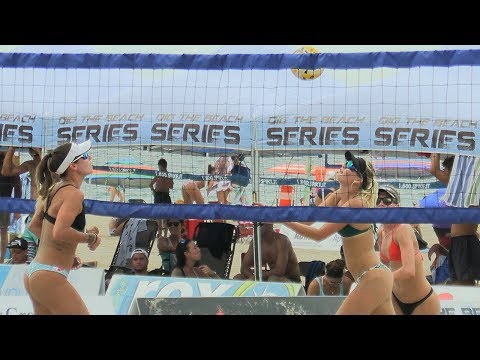 WOMEN'S BEACH VOLLEYBALL | Women's Open Pool | Dig the Beach | Fort Lauderdale FL Video