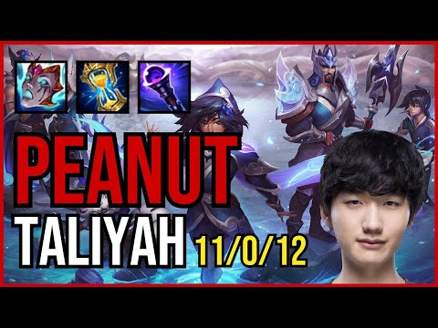PEANUT - TALIYAH vs. LEE SIN Jungle | KR RANKED | PATCH 11.1