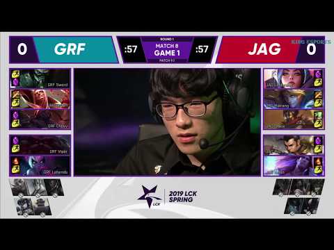 [LCK2019] GRF vs JAG Highlights Game 1 Griffin vs Jin Air Green Wing