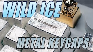 Awekeys Wild Ice Metal Keycaps // Installation & Sound Test // ASMR
