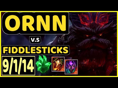 BEANSU (ORNN) vs FIDDLESTICKS - 9/1/14 KDA TOP GAMEPLAY - EUW Ranked GRANDMASTER