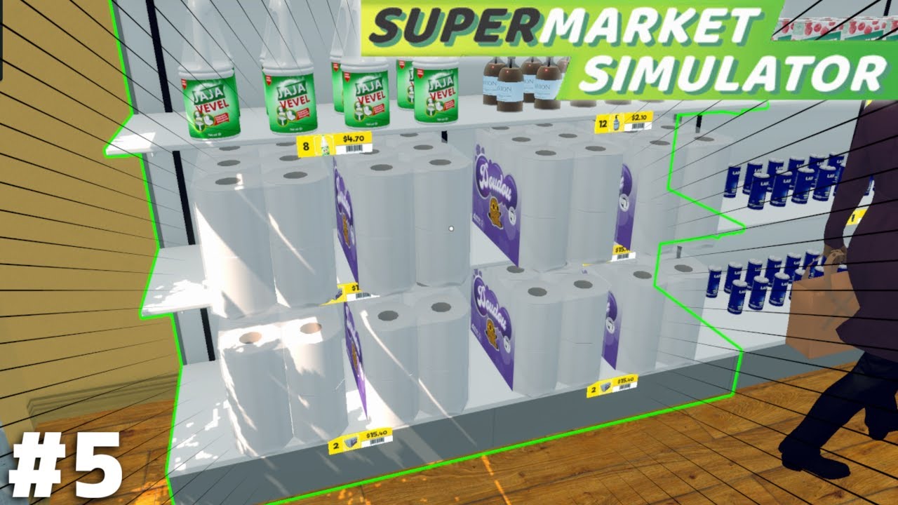 スーパーの経営者にはトイペの事しか考えられない夜がある【Supermarket Simulator】＃５