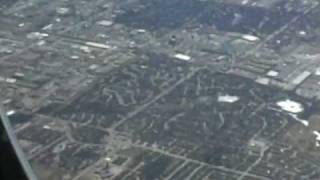preview picture of video 'Neat DFW/Addison/North Dallas Flyover down LBJ - DFW to CLT - Super 80'