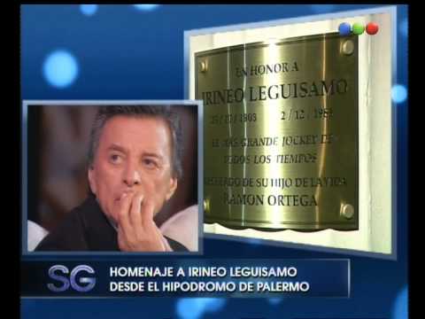 Palito Ortega: Leguisamo's tribute and the bust - Susana Giménez