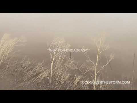 12-20-2020 Great Falls, MT - Severe winds causing blowing dust - limited visibilities