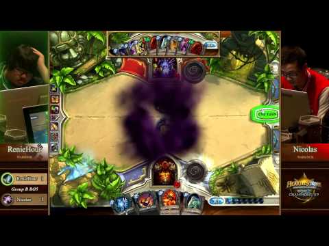 Nicolas vs. RenieHouR - Group B - Match 2 - Hearthstone World Championship 2014