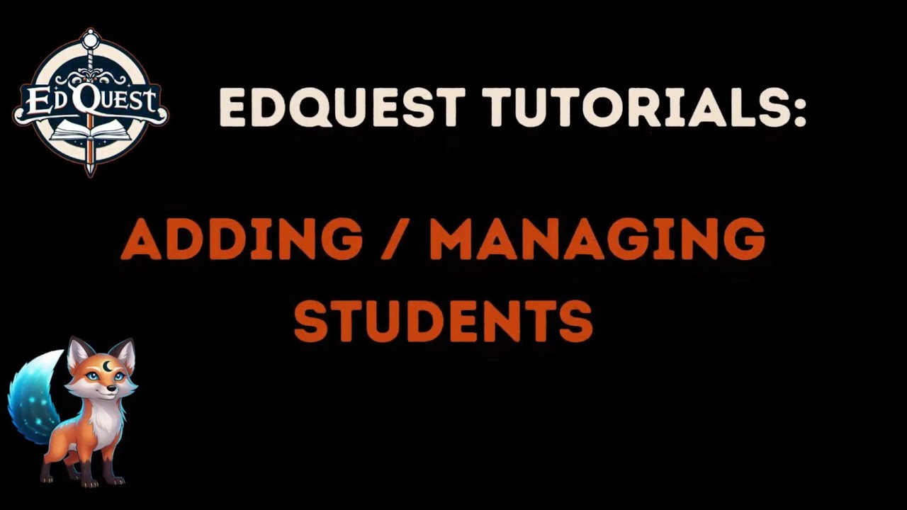 2. Adding and managing students
