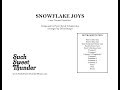 Snowflake Joys SCORE