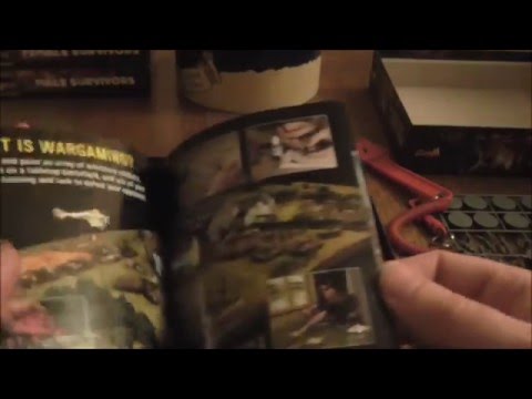 unboxing of PROJECT Z THE ZOMBIE MINIATURES GAME by warlord games 