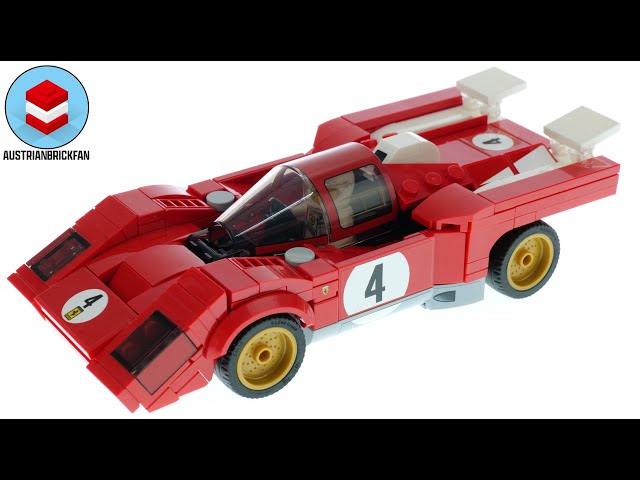 Vídeo relacionado con LEGO 76906 Speed Champion 1970 Ferrari 512 M, Coche de Carreras de Juguete para Niños, Deportivo Rojo con Mini Figura de Conductor, Colección 2022