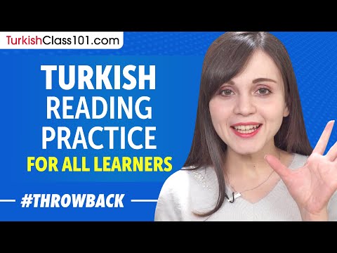 Turkish Reading Practice for ALL Learners - Turkish for Daily Life