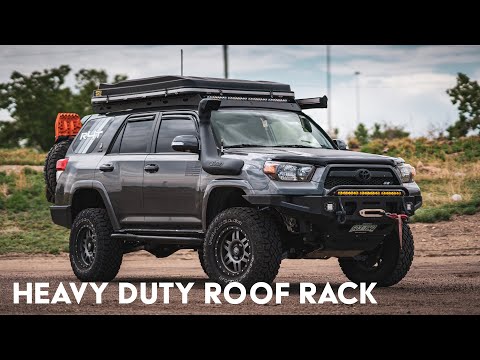 The Heavy Duty Overland Roof Rack for the 2010-2022 Toyota 4Runner - Sherpa Crestone FULL Install