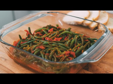 FAGIOLINI AL POMODORO ALLA PUGLIESE – piatto freddo leggero e veloce, perfetto per l’estate