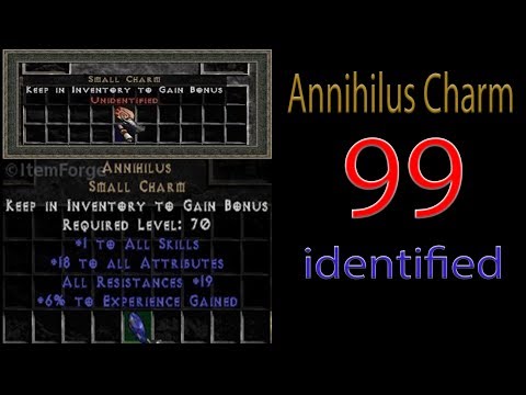 Diablo 2 - Annihilus 99 times identified HD