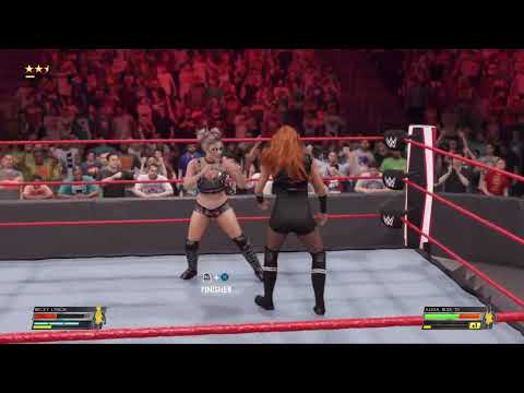 WWE 2k22 Becky Lynch VS Alexa Bliss