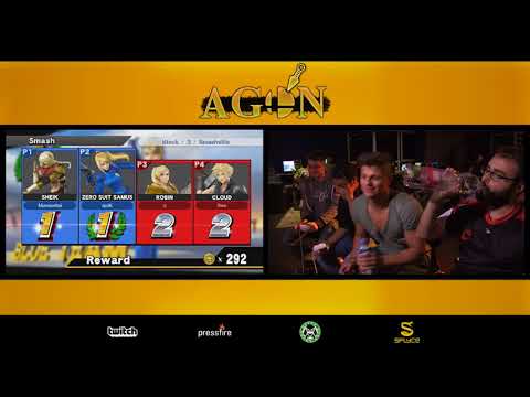 AGON N1 - LoNg0uw + Schligger Vs. quiK + Light - Winners Semis - Smash 4 Doubles