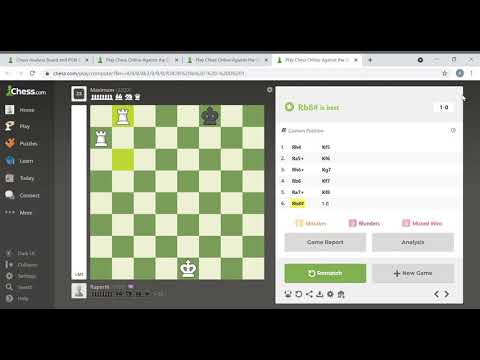 How to checkmate with 2 rooks