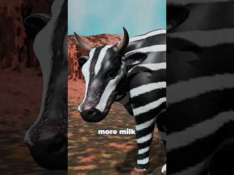 Zebra-Striped Cows: A Surprising Transformation!