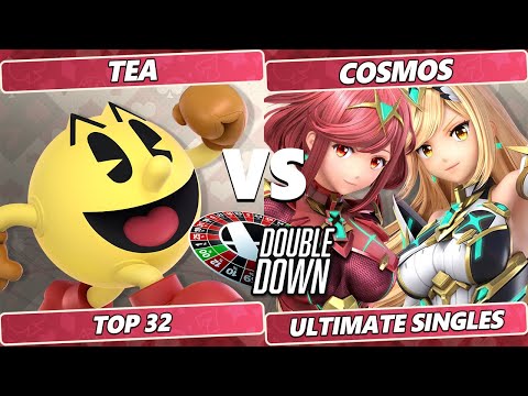 Double Down 2022 Top 32 - Tea (Pac-Man) Vs. Cosmos (Pyra / Mythra) SSBU Smash Ultimate Tournament