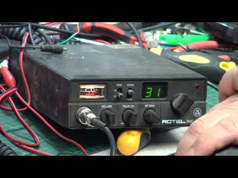 Rotel RVC230 CB27/81 UK FM CB radio -  On The Air test