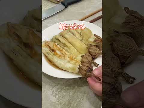 Cách làm Cà tím nướng mỡ hành bằng Nồi chiên không dầu - Miu Linh