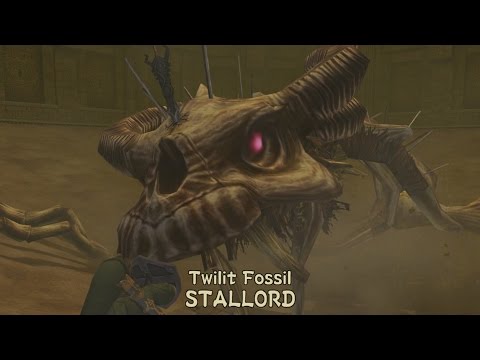 Twilit Fossil STALLORD Boss Fight - The Legend of Zelda: Twilight Princess HD